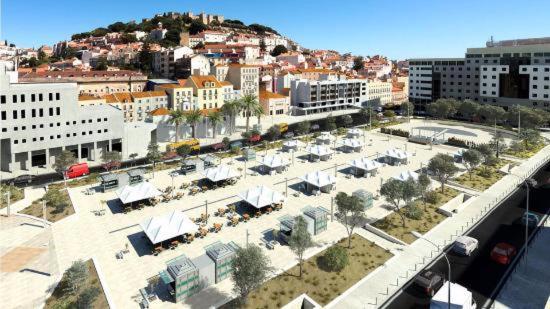 Amazing Downtown Apt With Small Balcony With View Over The Castle Lisboa Eksteriør billede